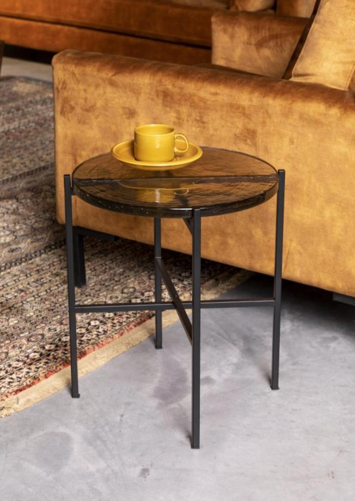 DUTCHBONE | Vidrio Bijzettafel Zwart image 4