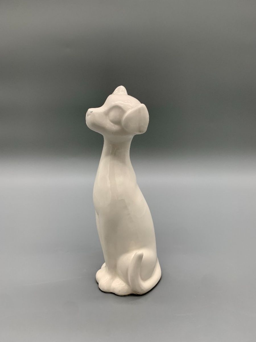 Vintage Longneck Hondje Wit image 7