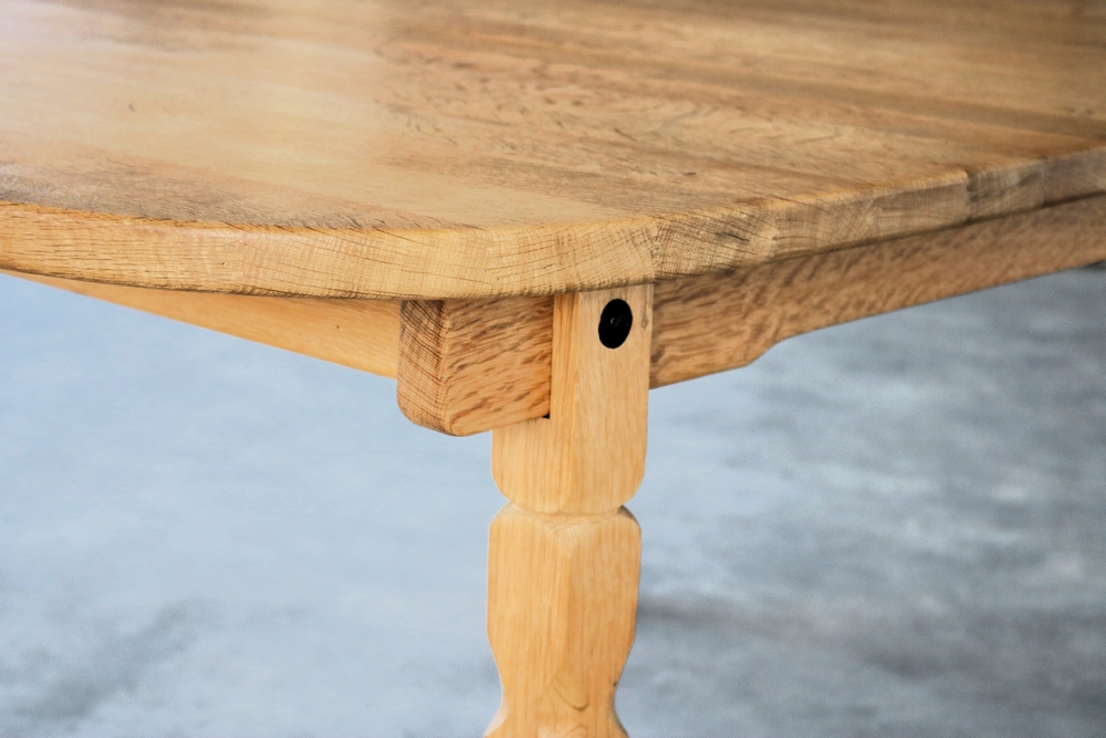 Vintage Eettafel | Tafel | Verlengbaar | Brutalist | Kjaernulf image 10