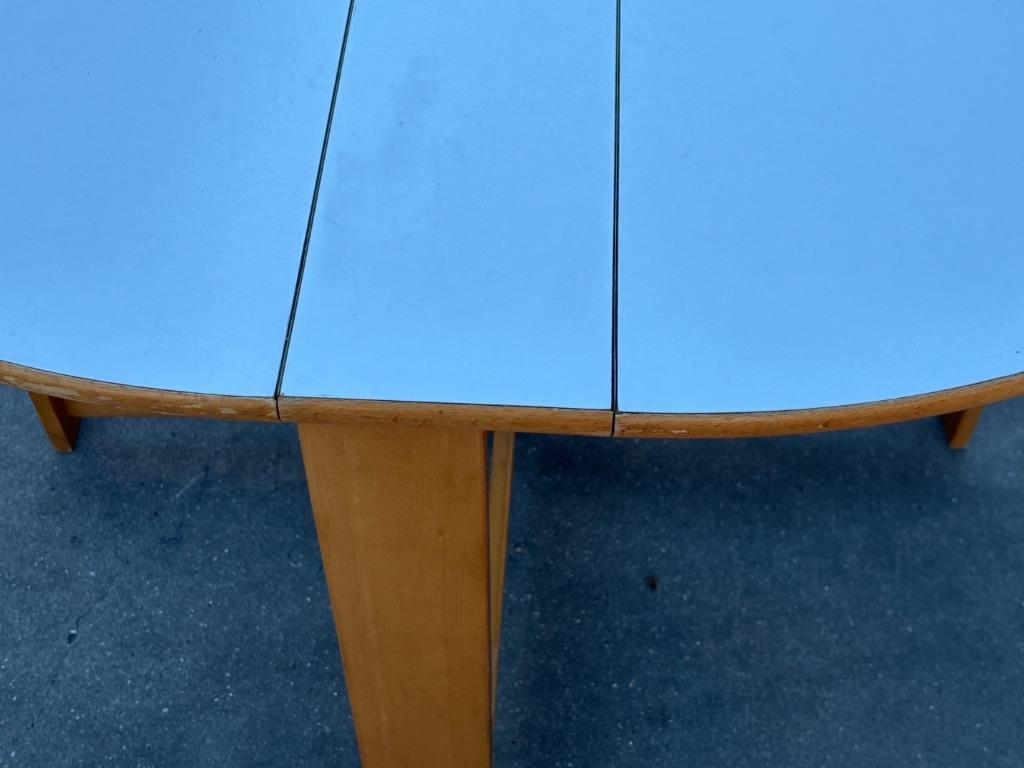 Vintage Ronde Scandinavische Opklapbare Eettafel Design image 18