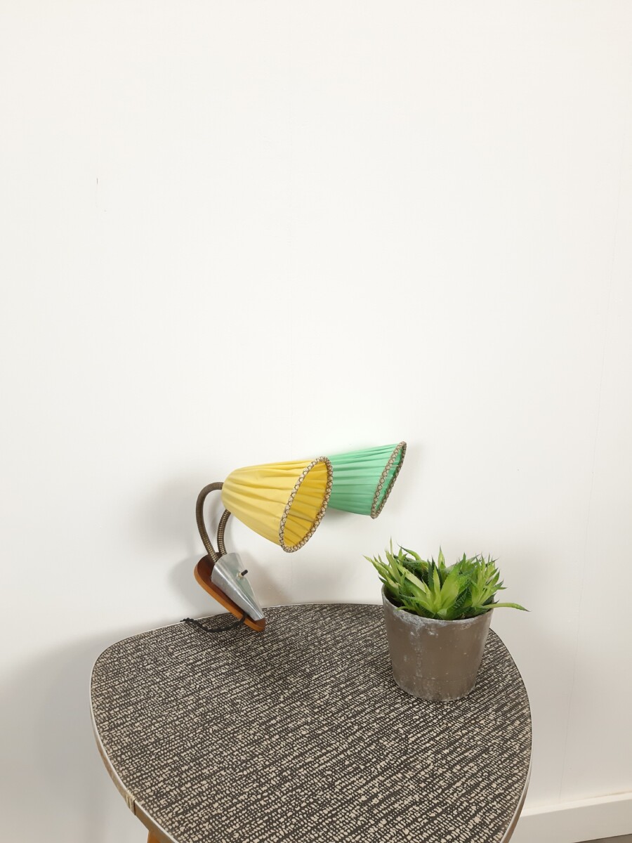 Wandlamp Jovin 1-lamp met spot, rotan kap