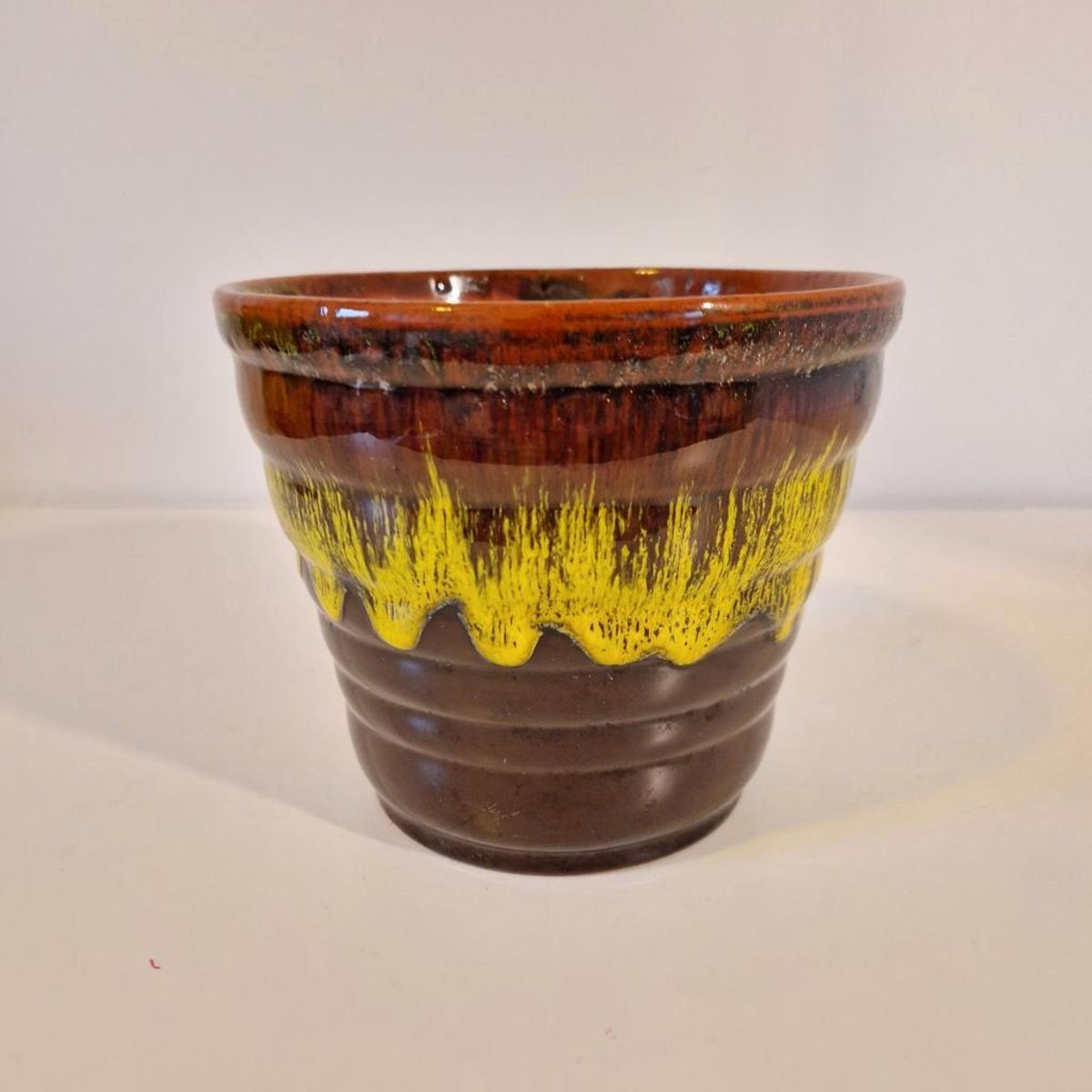 Vintage Bloempot Lava Pot Vulcana Kamerplant Pot image 2