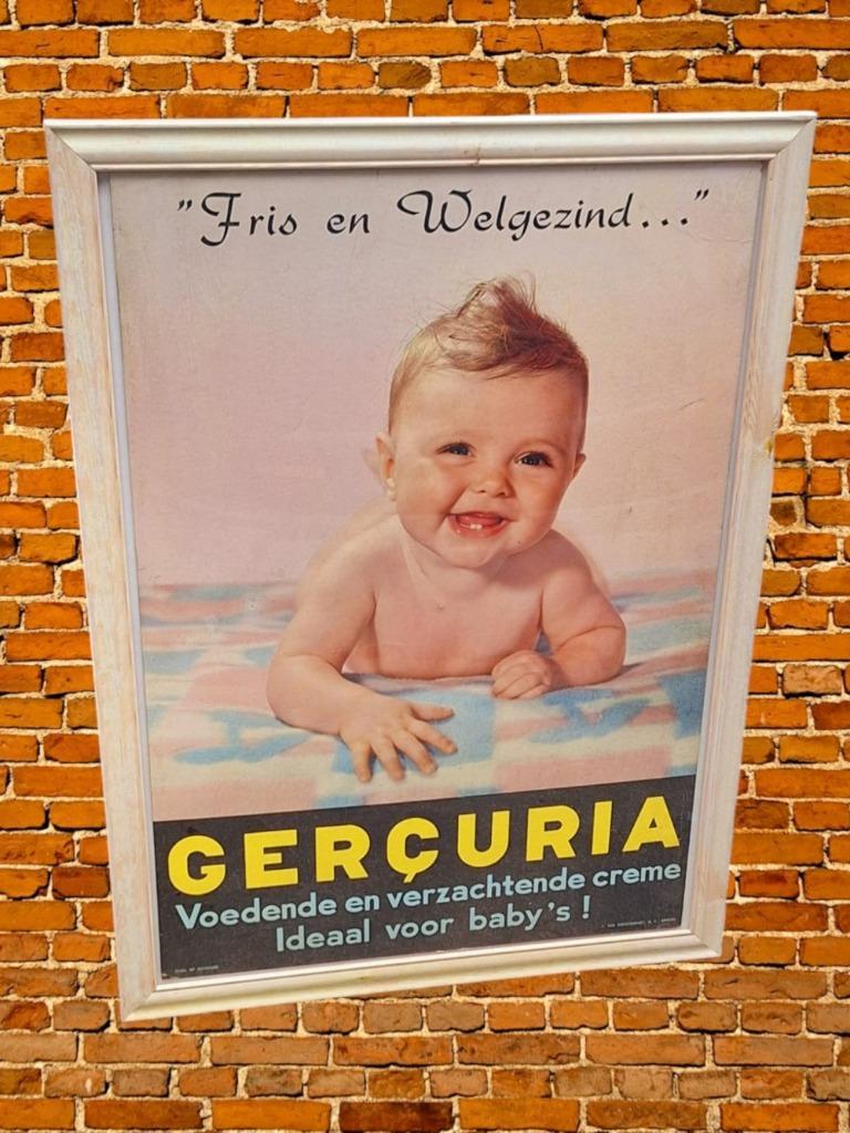 Oude Reclame Op Karton Van Gerçuria, Baby Creme👶 image 2