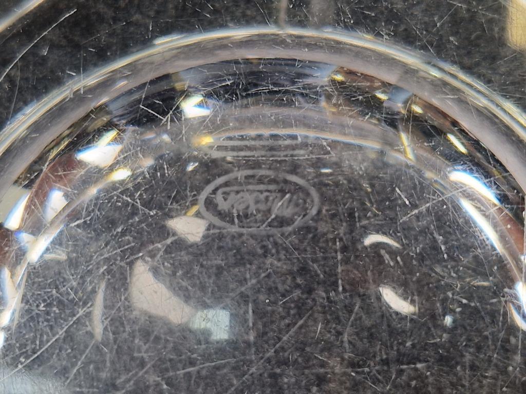 Mid-century Moser Kristallen Asbak Gemerkt ‘50 Kristal Rare image 8