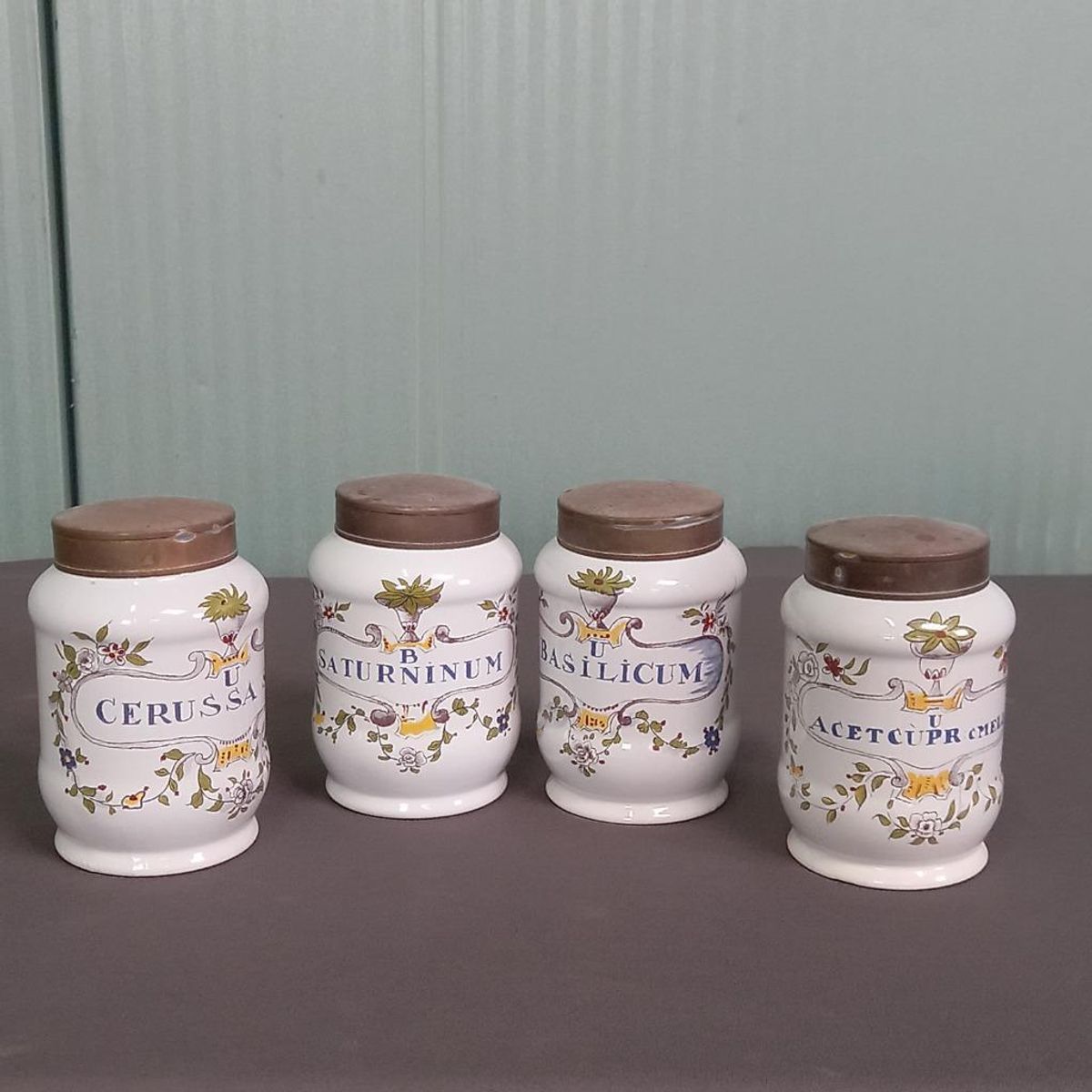 Antieke Clin Midi Apothekerspotten Uit Antwerpen image 2