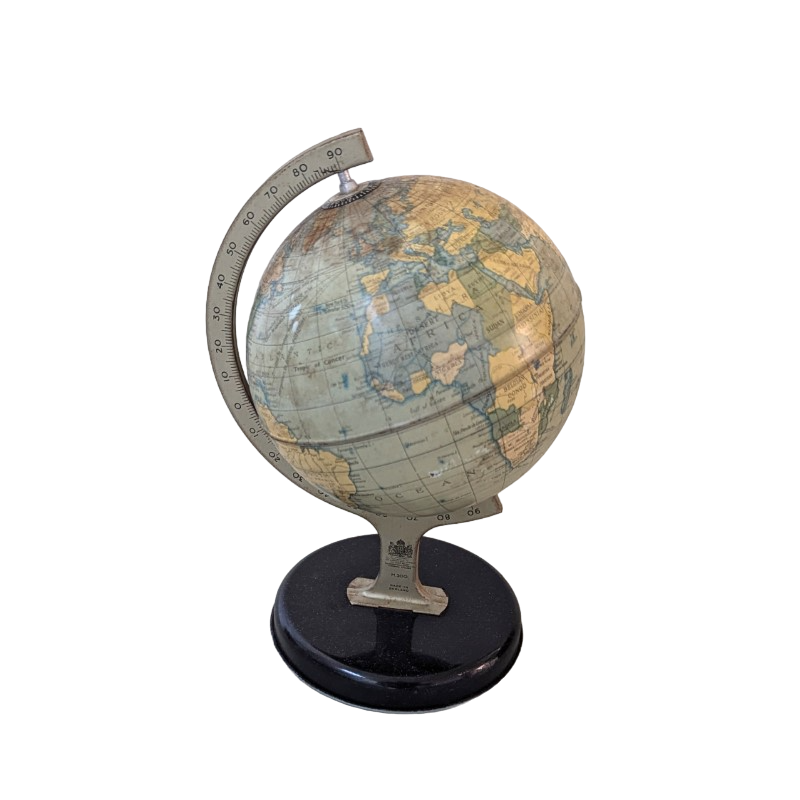 Blikken Globe – Jaren 30 – Made In England -(mf47) image 2