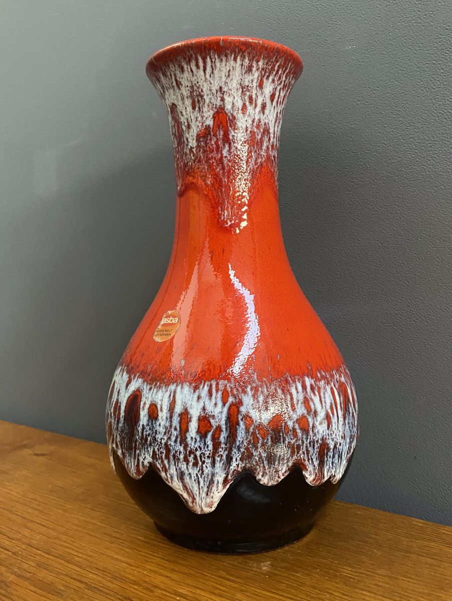 Vase By Jasba Germany 1970s Model 46-1028 image 7