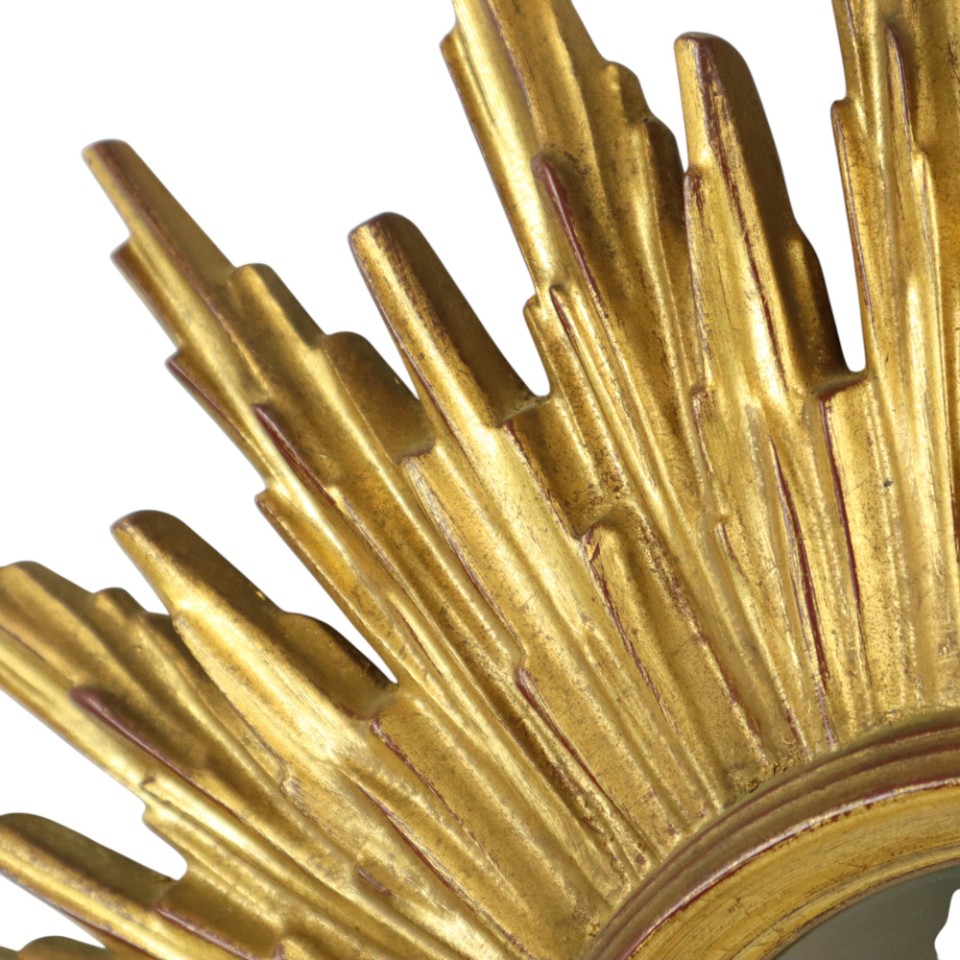 Deknudt Gouden Sunburst Spiegel Zonnespiegel Vlakke Spiegel image 13