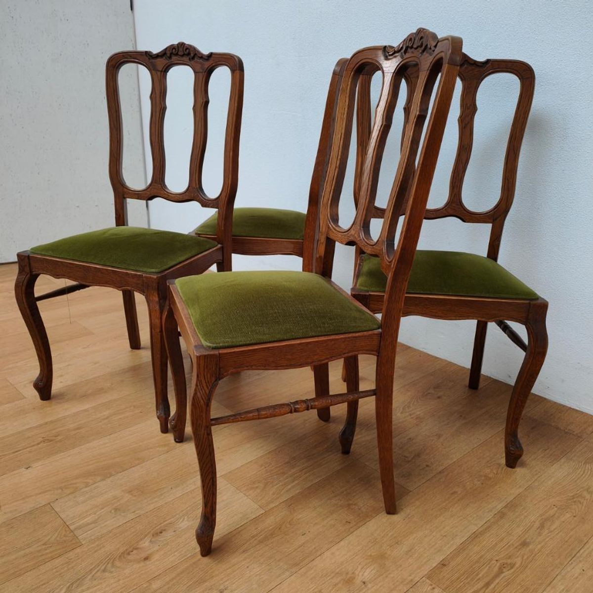 Vintage Landelijke Eettafelstoelen Stoelen Eetkamerstoelen Setprijs image 2