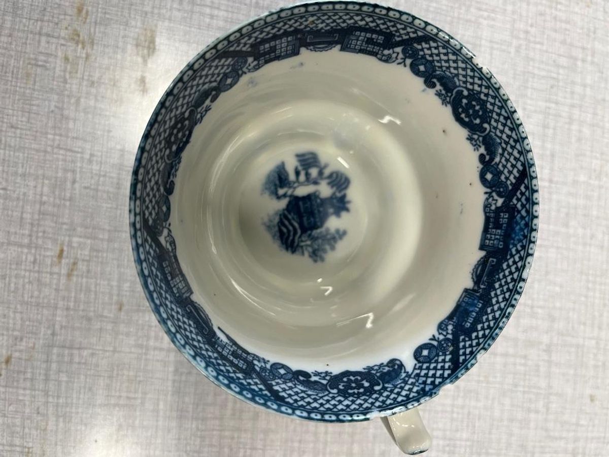 Vintage Compleet 12delig Koffieservies In Old Willow Stijl image 11