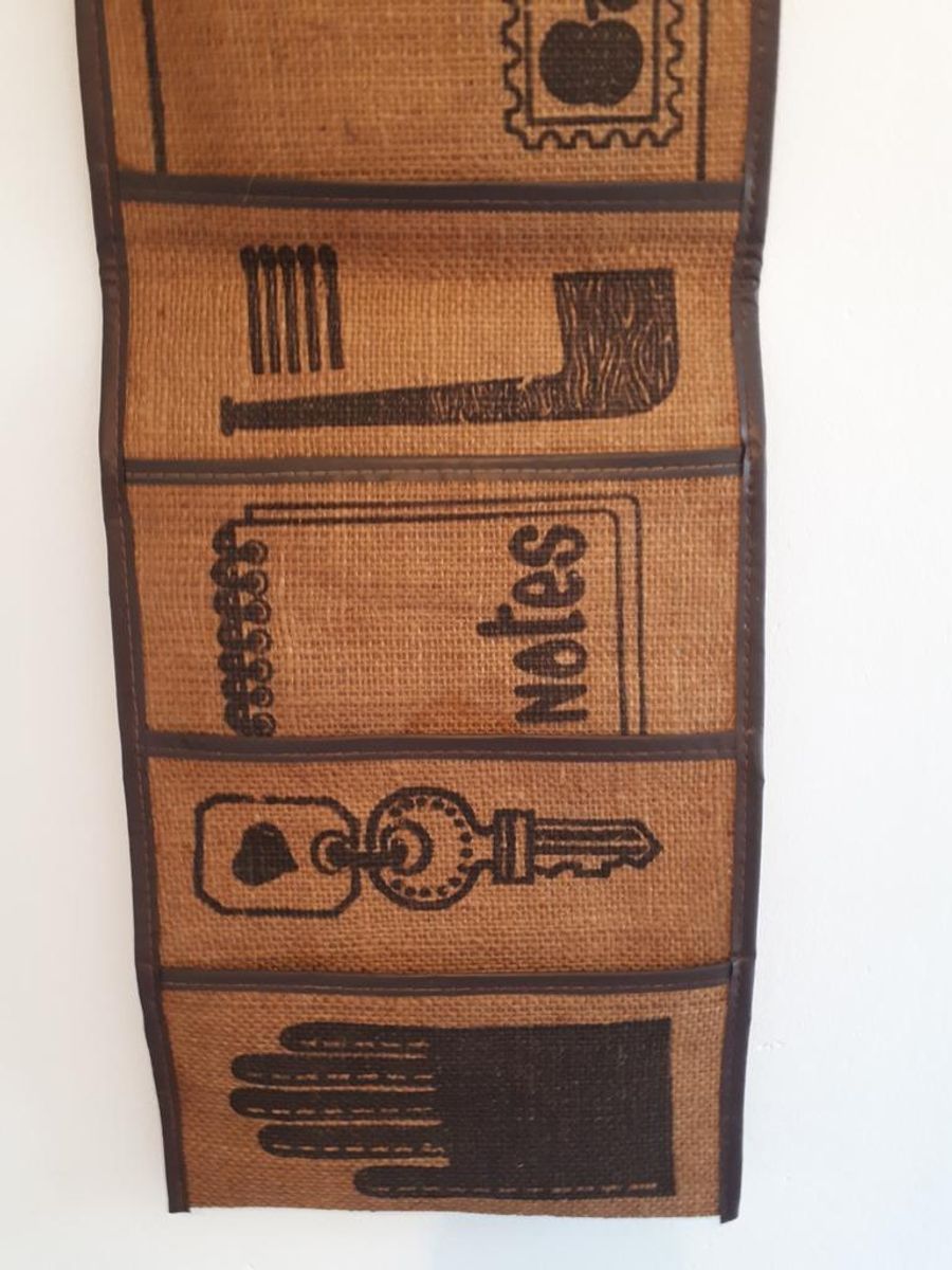 * 70's Jute Obberg Wandkleed Wandecoratie Jaren 70 Wandkleedje image 3