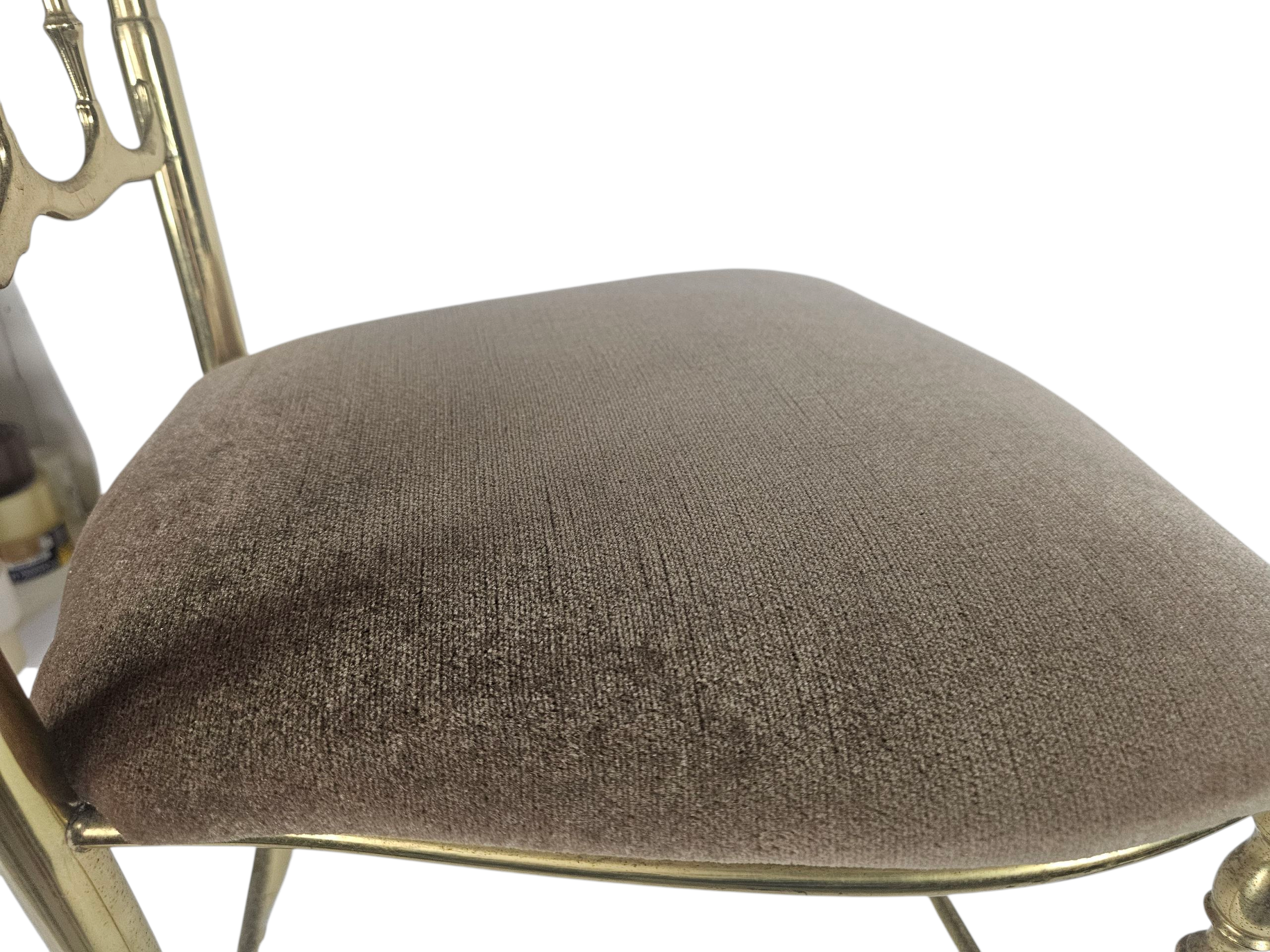 Italian Design - Chiavari Chair - High Chair - Messing - Italie - 1950's image 12