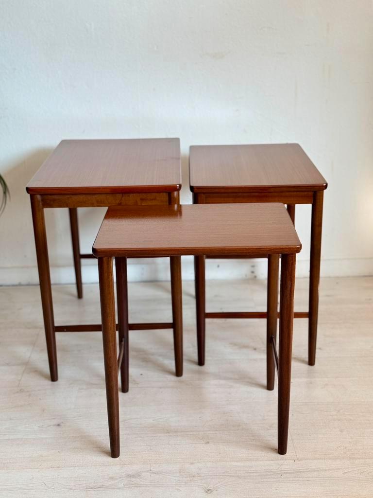 Vintage Midcentury Set Nesting Tables Mimiset Jaren 60 image 6
