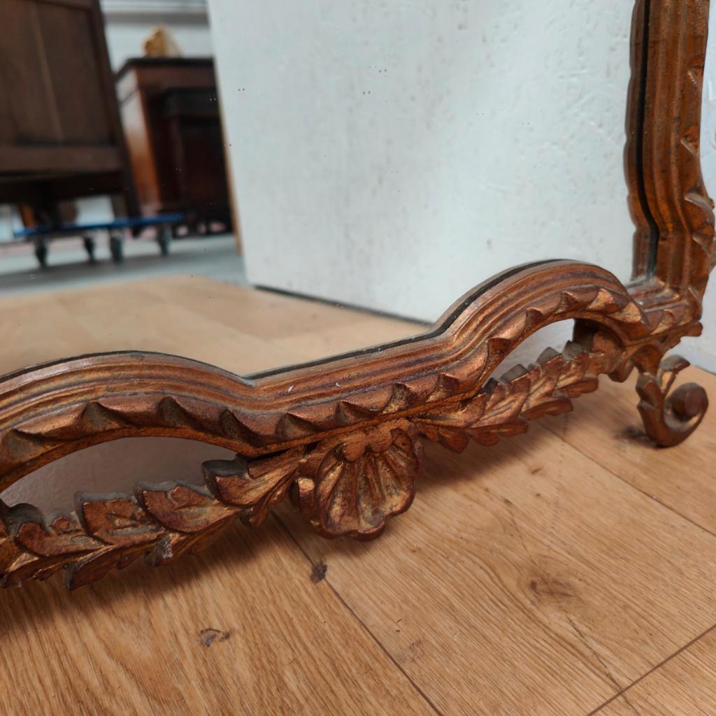 Vintage Goudkleurige Regency Rococo Barok Spiegel Schouwspiegel 704 image 13