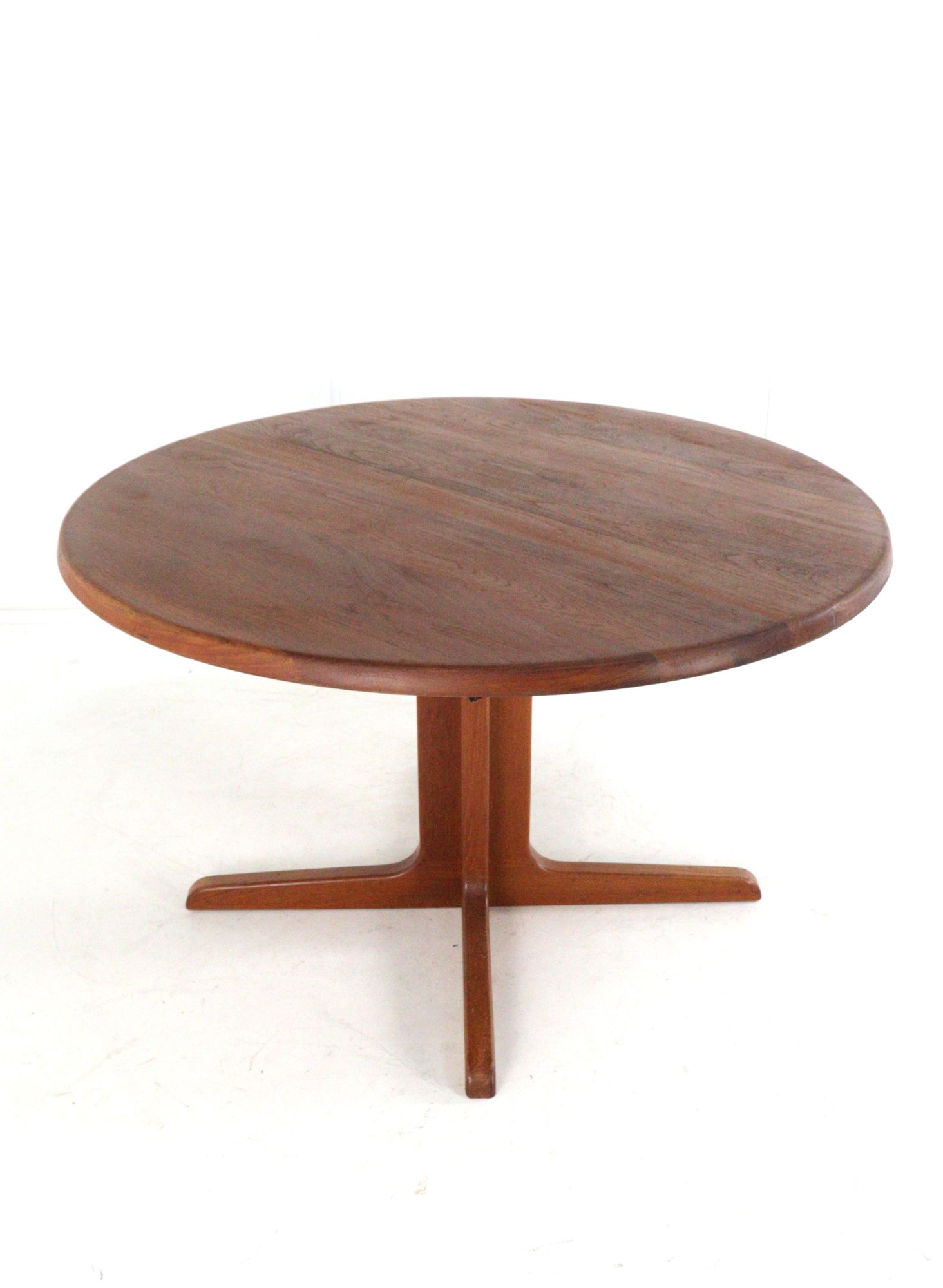 Niels Bach Vintage Ronde Eettafel Eetkamertafel Deens Massief Teak image 4