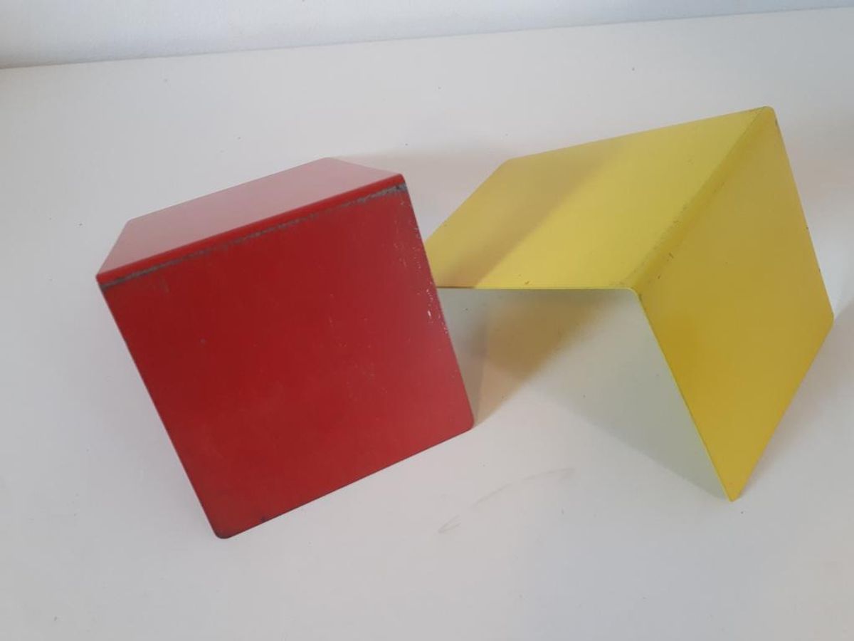 2 Vintage Boekensteunen Boeken Steun Tomado Stijl Pocket image 6