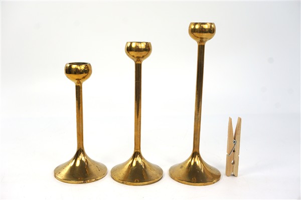 3 Vintage Kandelaars – Bol image 4