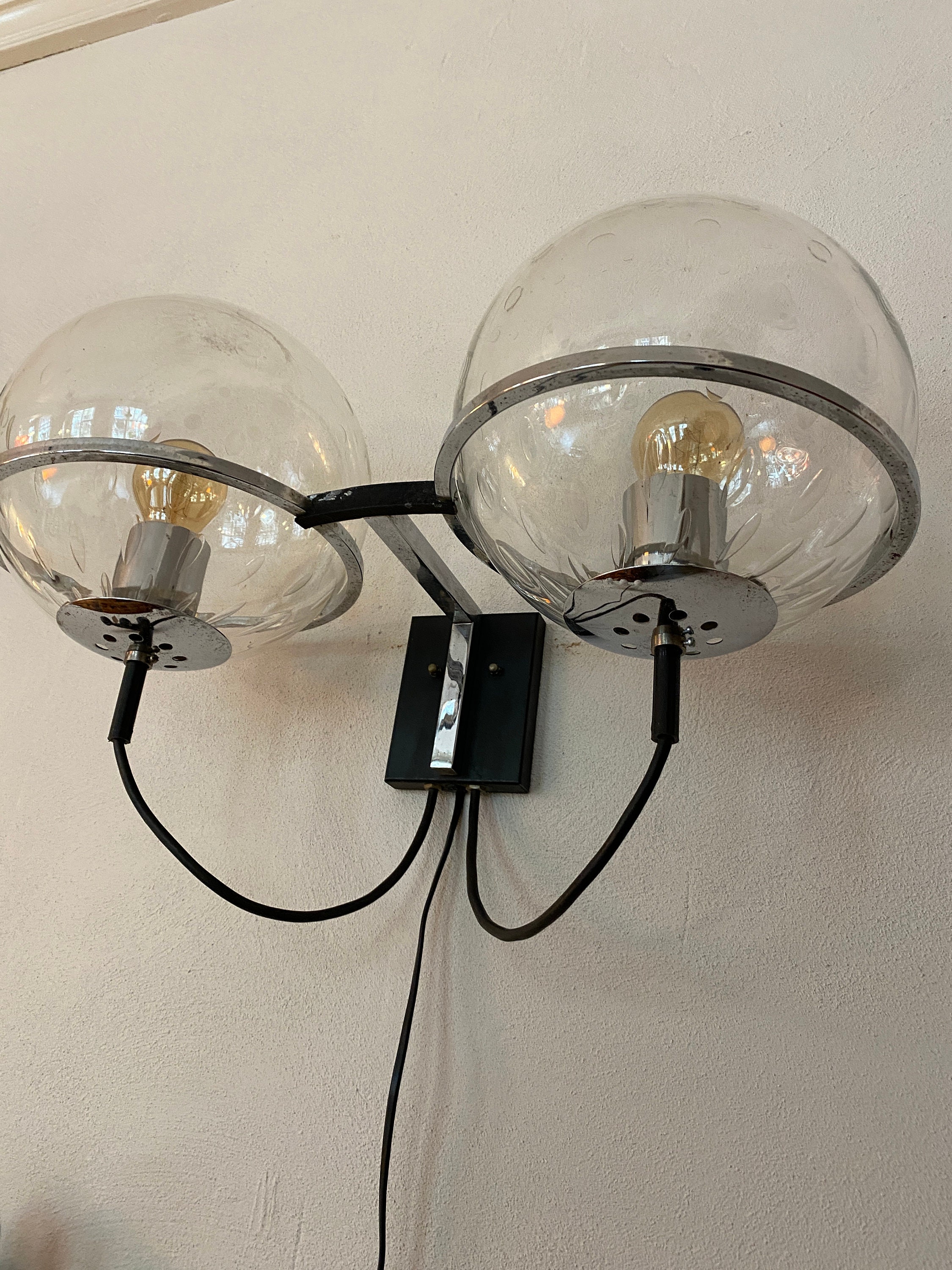 Double Teardrop Globe Wall Light 'tolkien' By Raak Amsterdam Model 1726.00 image 7