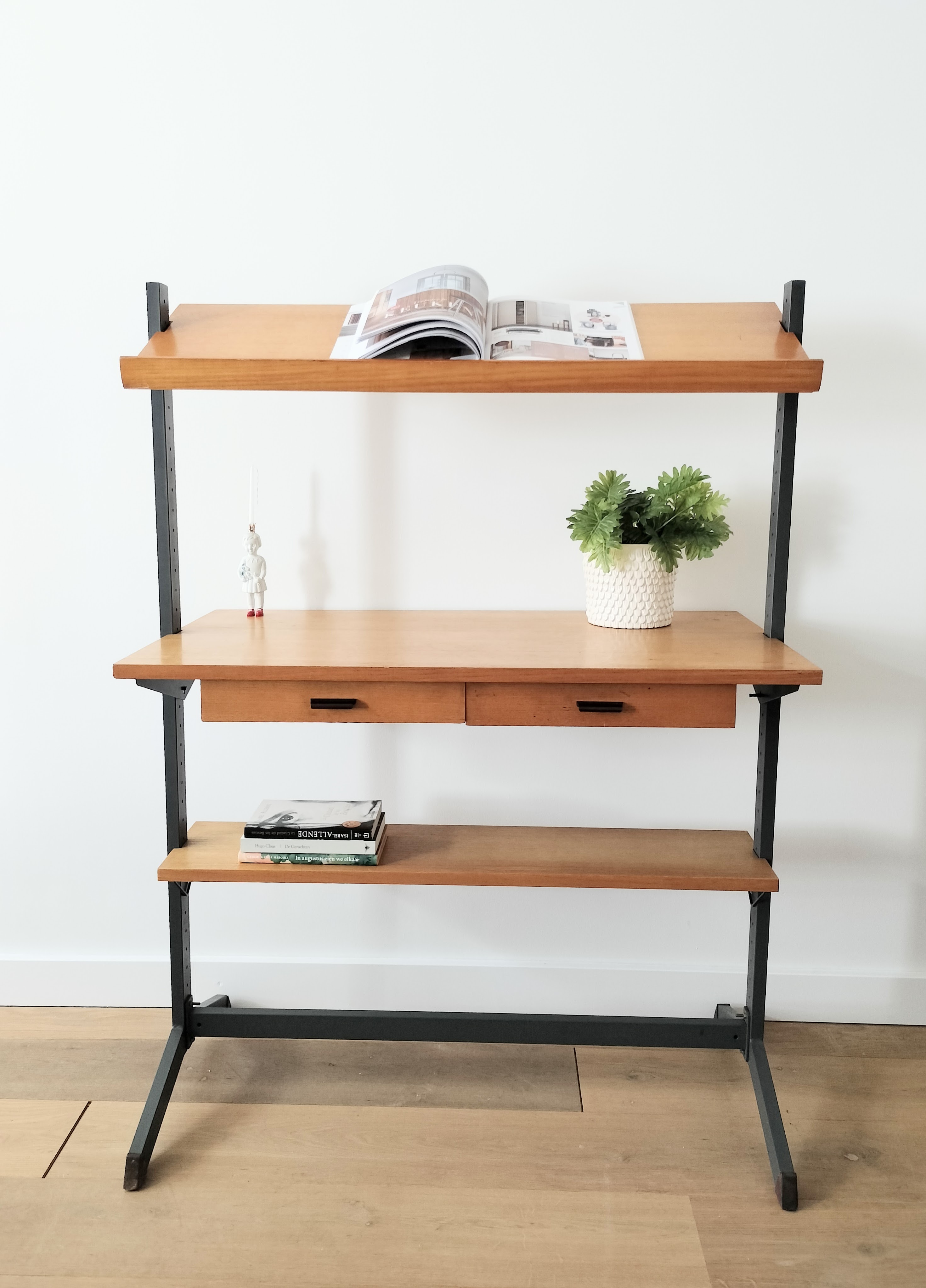 Vintage Vrijstaand Wandsysteem, Secretaire Olof Pira image 11