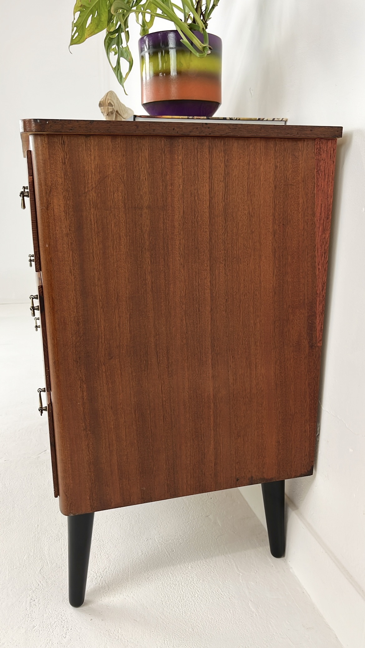 Scandinavisch Vintage Teak Fineren Ladekast Stenvo image 8