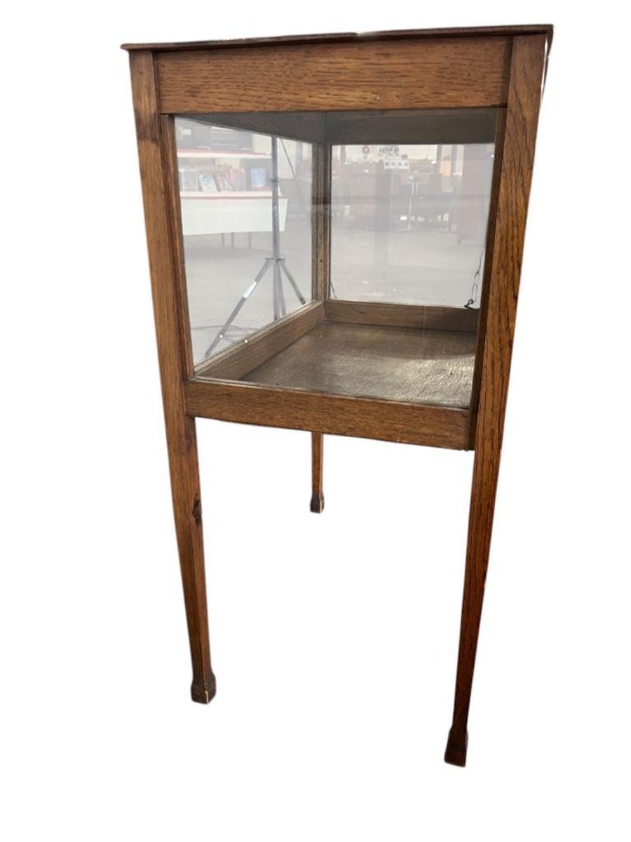 Vintage Glazen Vitrine / Etalage / Theekastje image 8