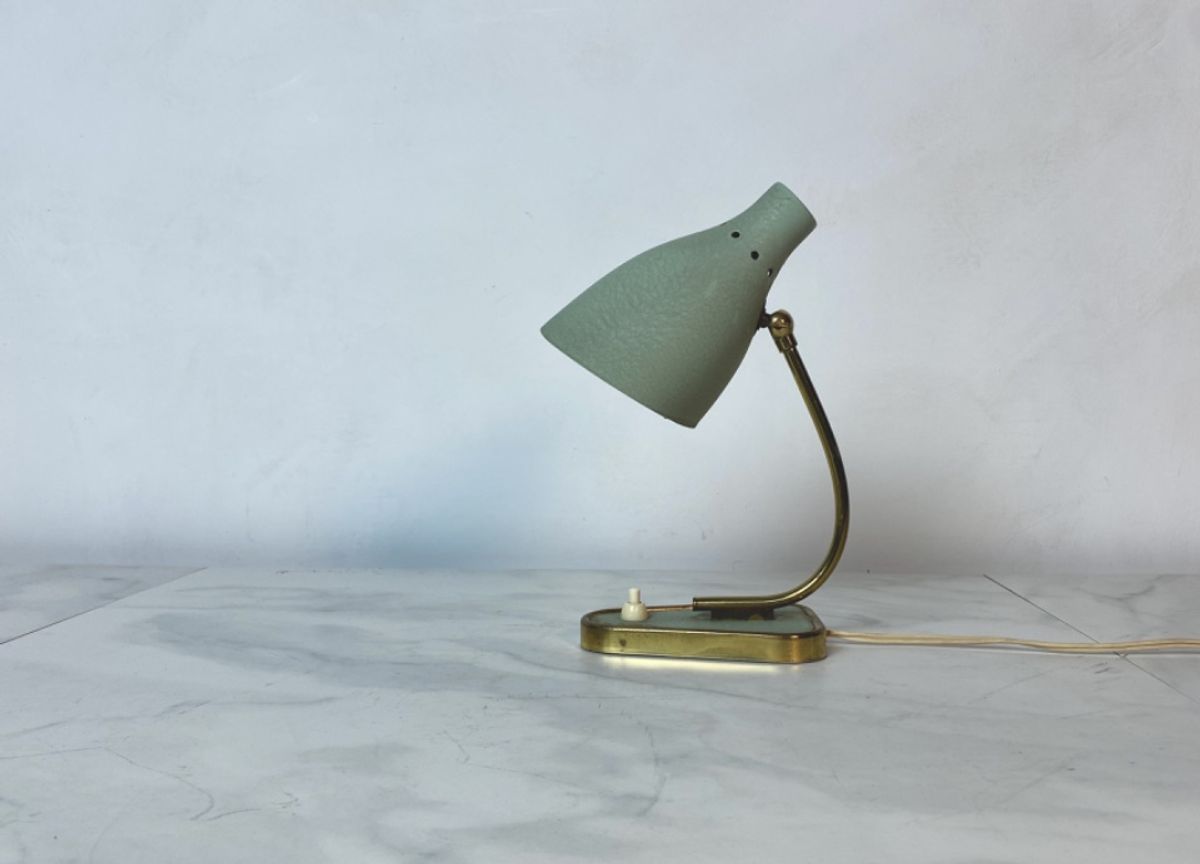50s Groen Lampje, Vintage 1950. image 10