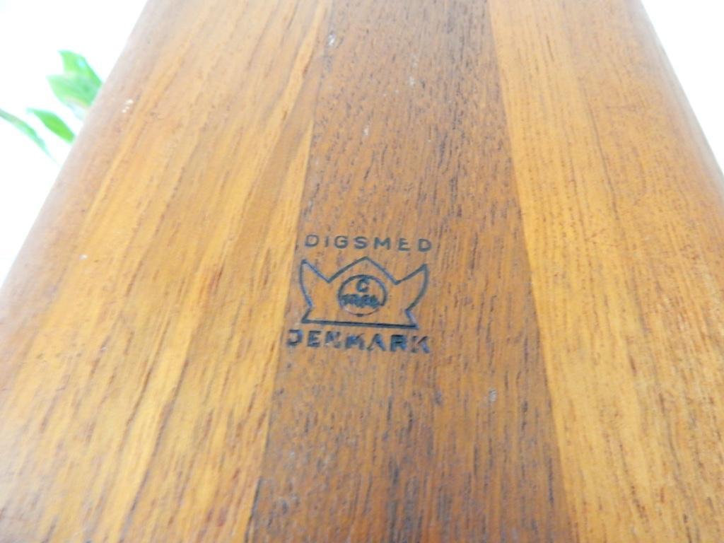 Vintage Danish Dienblad Denmark 1964 Digsmed Teakhout image 5