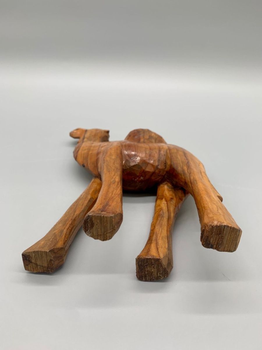 Vintage Dromedaris Hout Handwerk image 2
