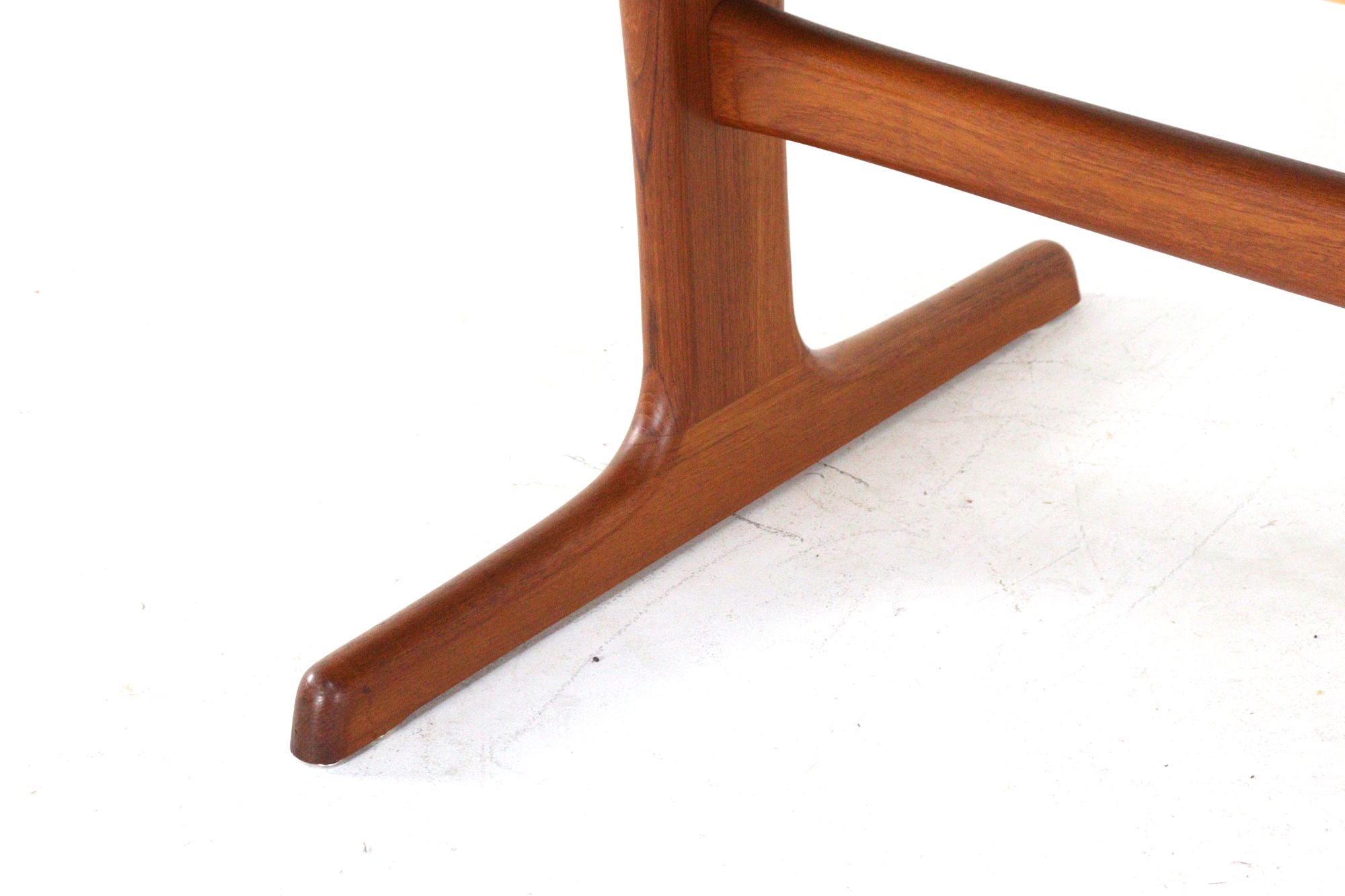 dyrlund Ovalen 1x Verlengbare Teak Eettafel Deens Vintage Massief Teak image 7