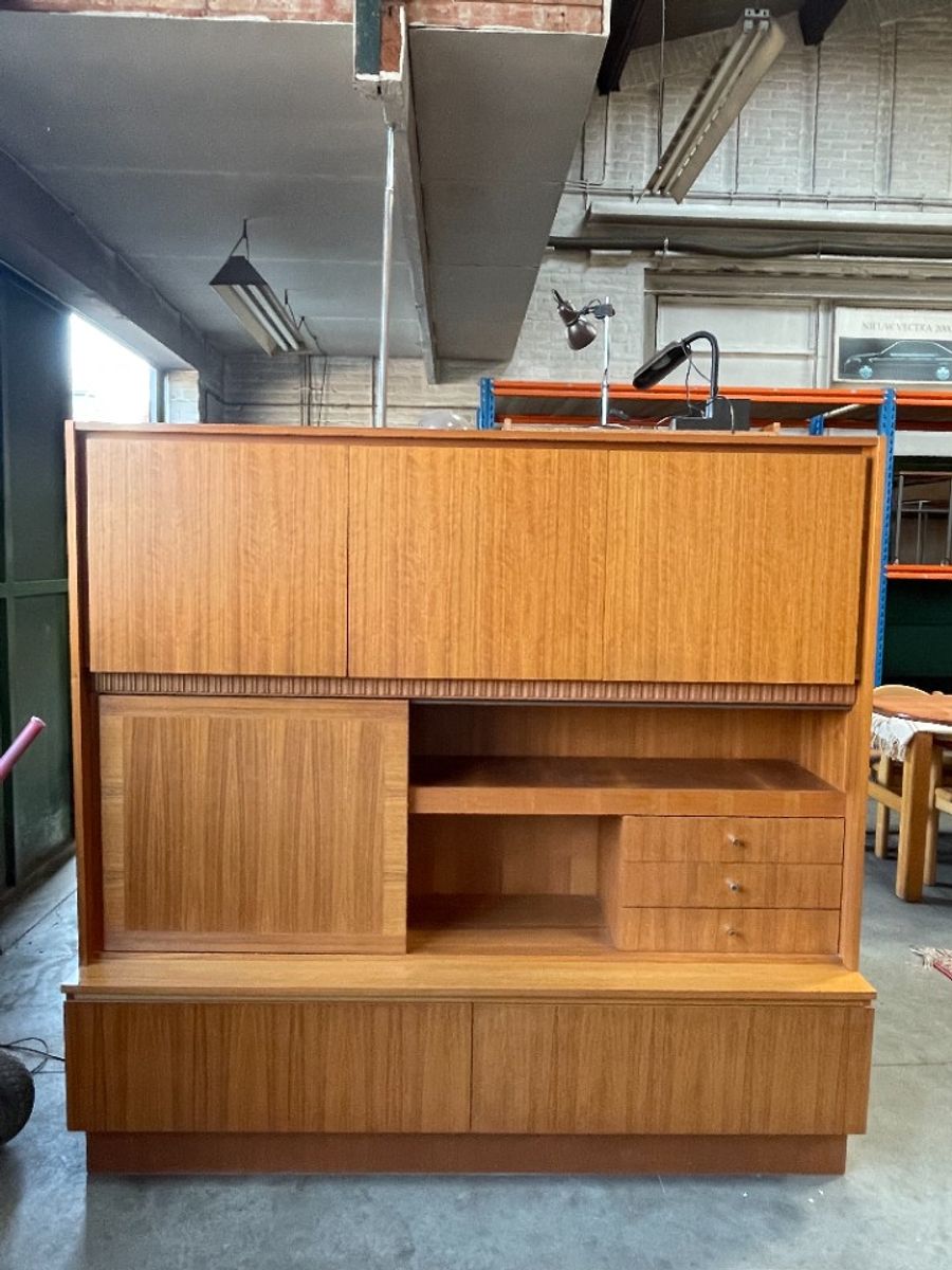 Vintage Zweeds Wandmeubel / Highboard. Royal Board 1970's image 19