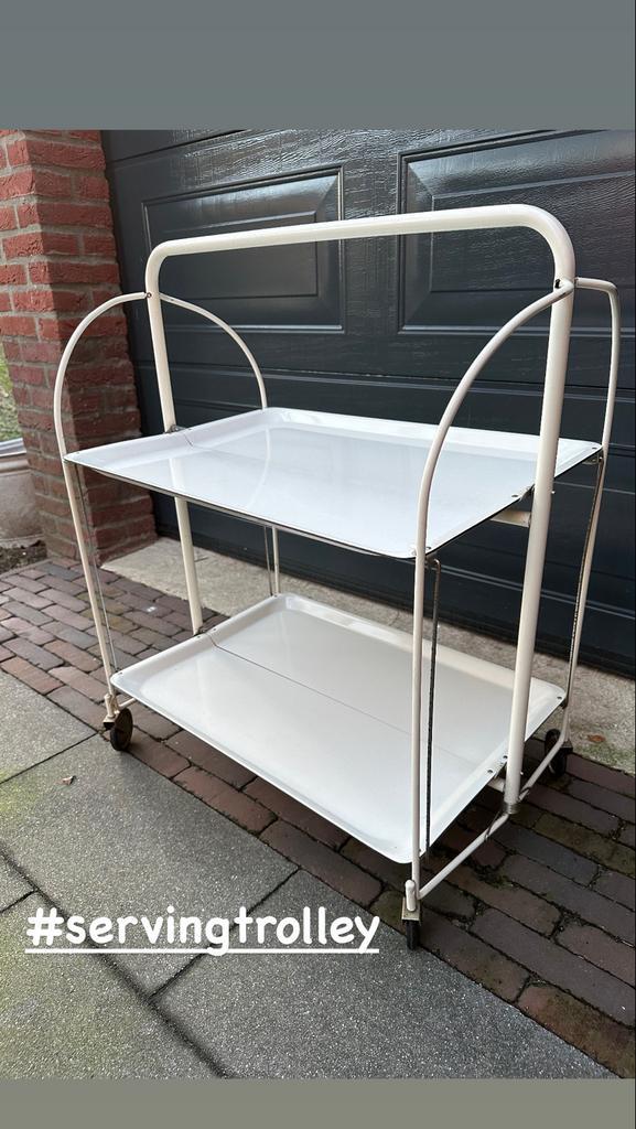Vintage Italiaanse Trolley - Bijzettafel image 2