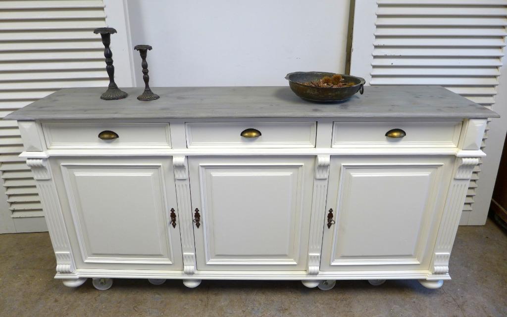 Prachtig Wit Landelijk Dressoir 135 Cm image 13