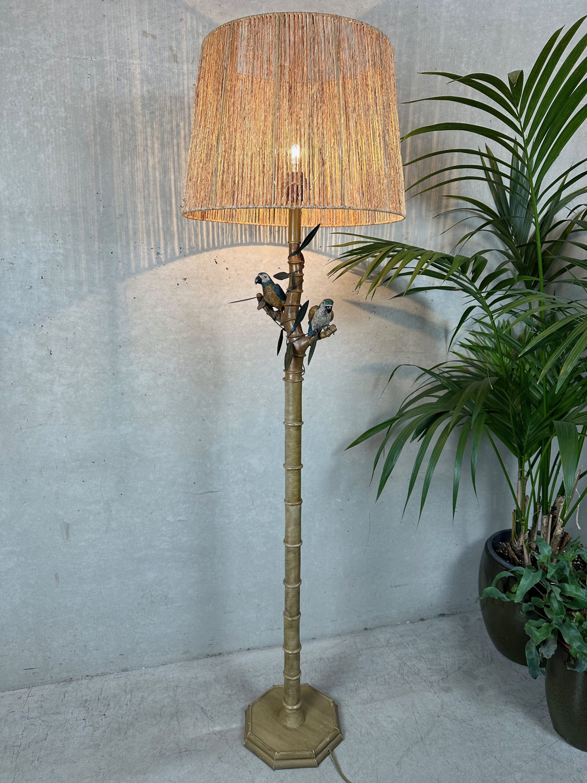 Vintage ‘botanical’ Vloerlamp image 3