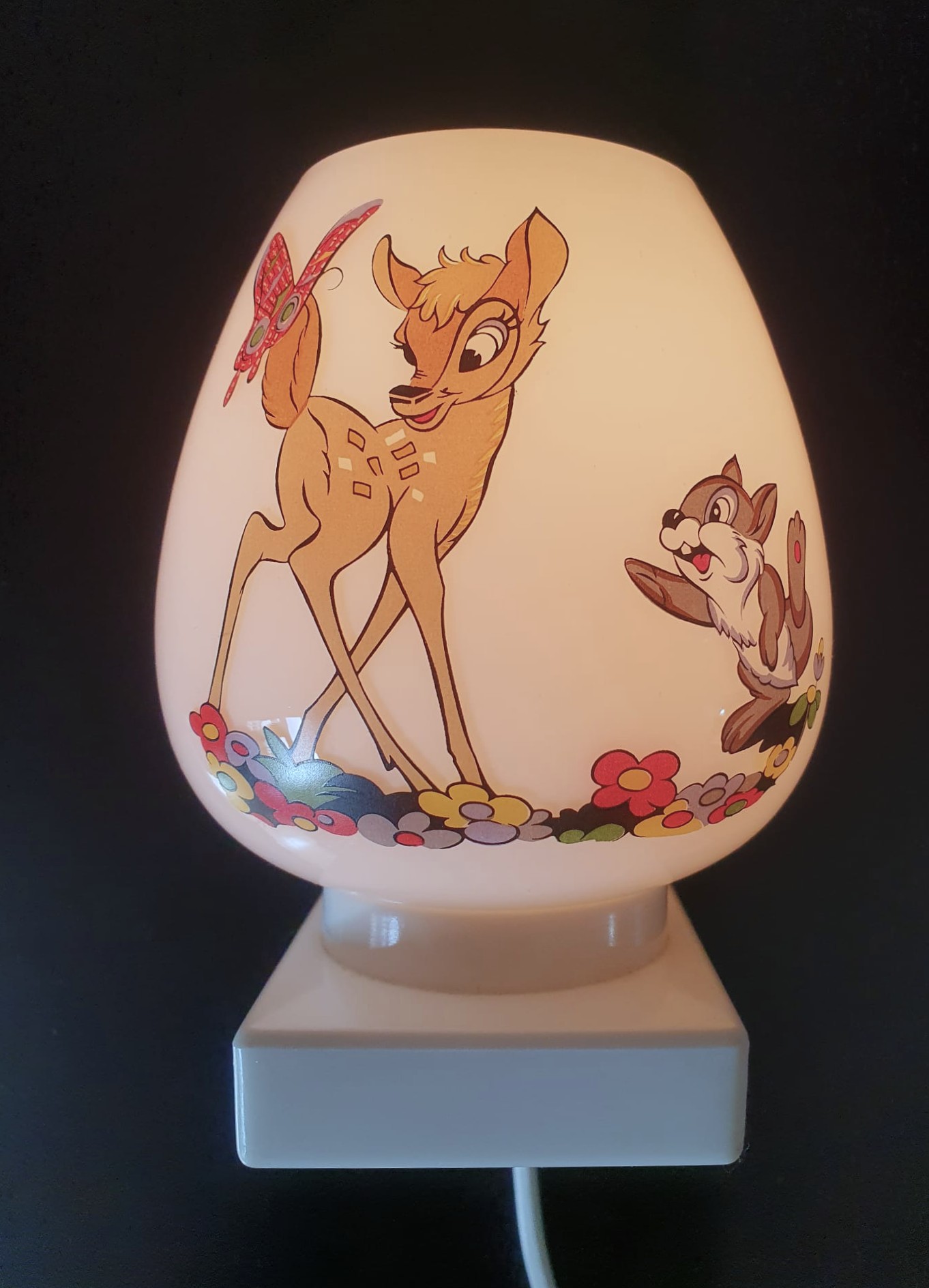 Vintage Disney Bambi Herda Kinderlamp Wandlamp image 3