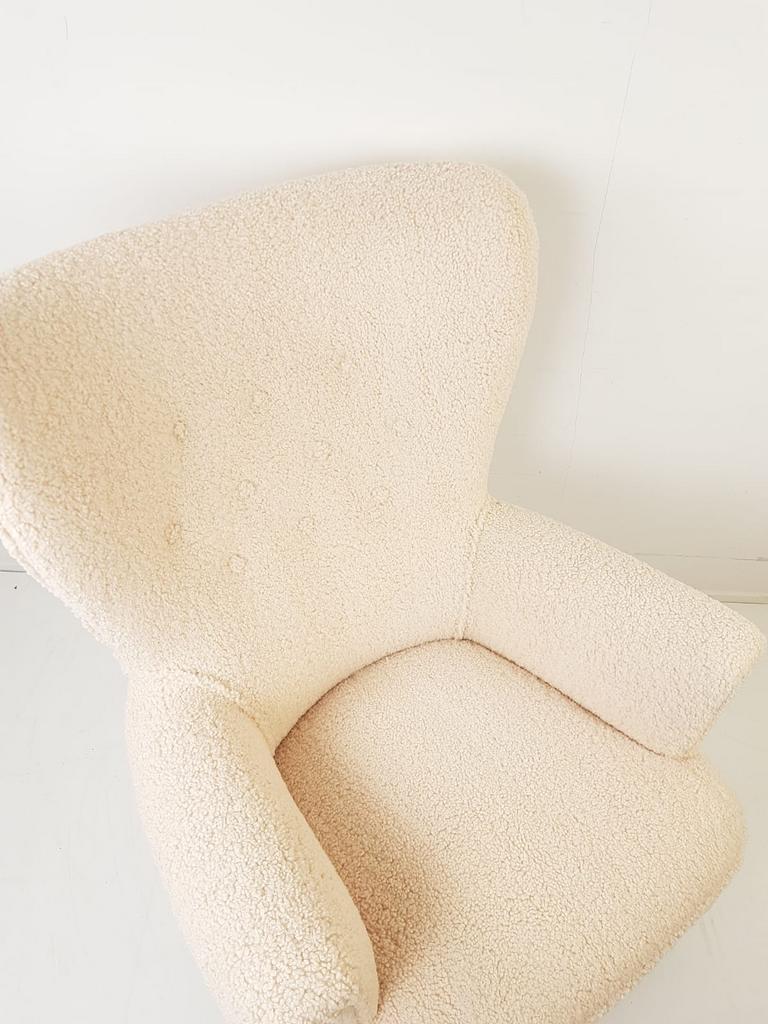 Vintage Artifort Theo Ruth Heren Fauteuil Teddy Nieuwe Stof image 4