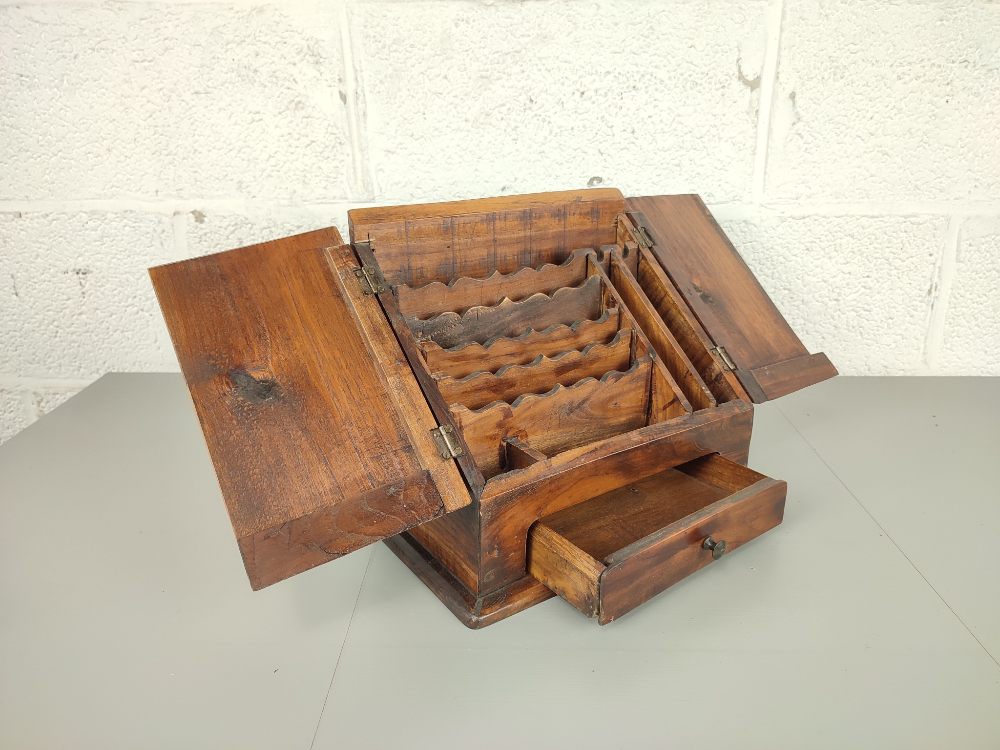 Houten Brievenkastje Met Deurtjes image 7