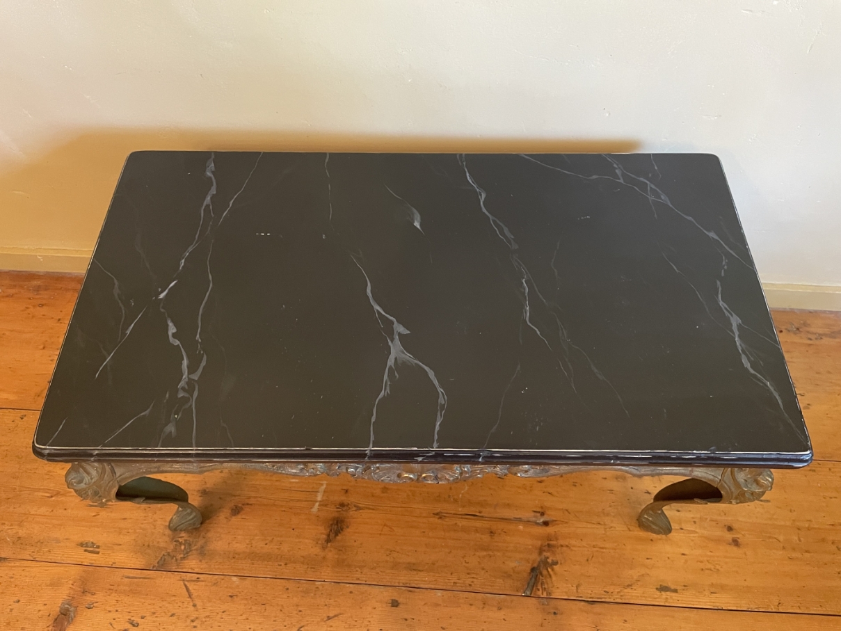 Messing Tafeltje Bijzettafel Salontafel Jaren 60 Louis Seize Stijl Frans image 11