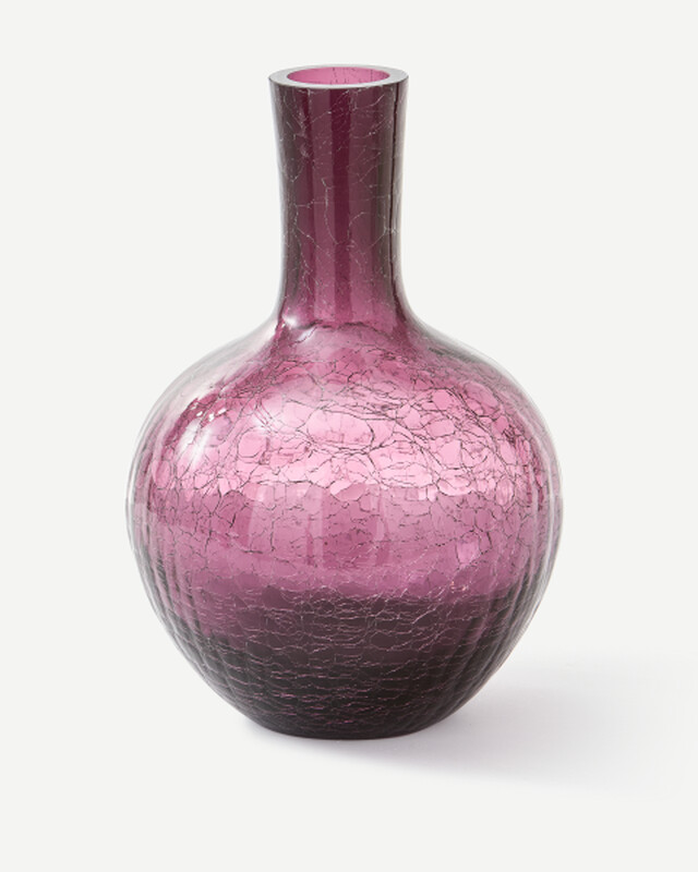 Polspotten | Gecraqueleerde Glazen Bolvaas S image 7