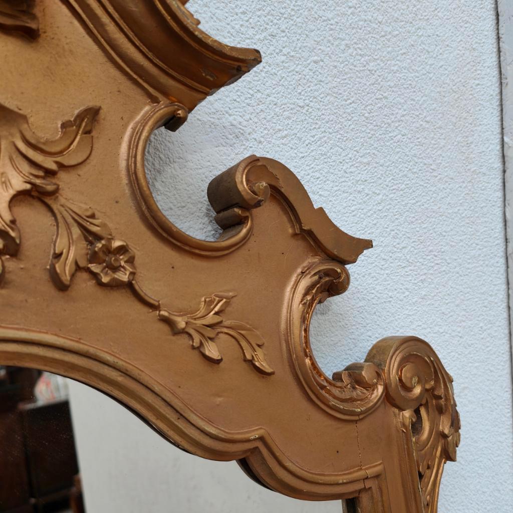 Vintage Brocante Rococo Barok Spiegel Schouwspiegel 706 image 10