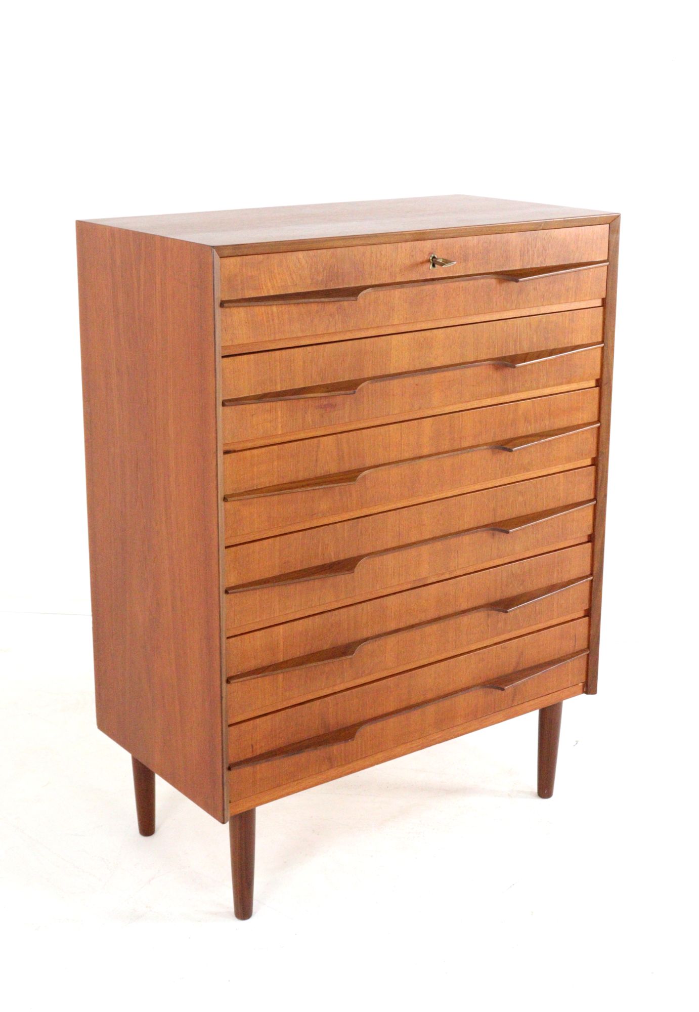 Vintage Hoge Ladekast 'olsted' Deens Design image 4