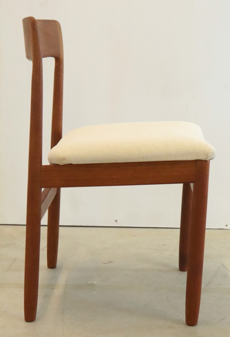Set 6 A. Younger Stoelen Eetkamerstoelen Vintage Reupholstered image 8