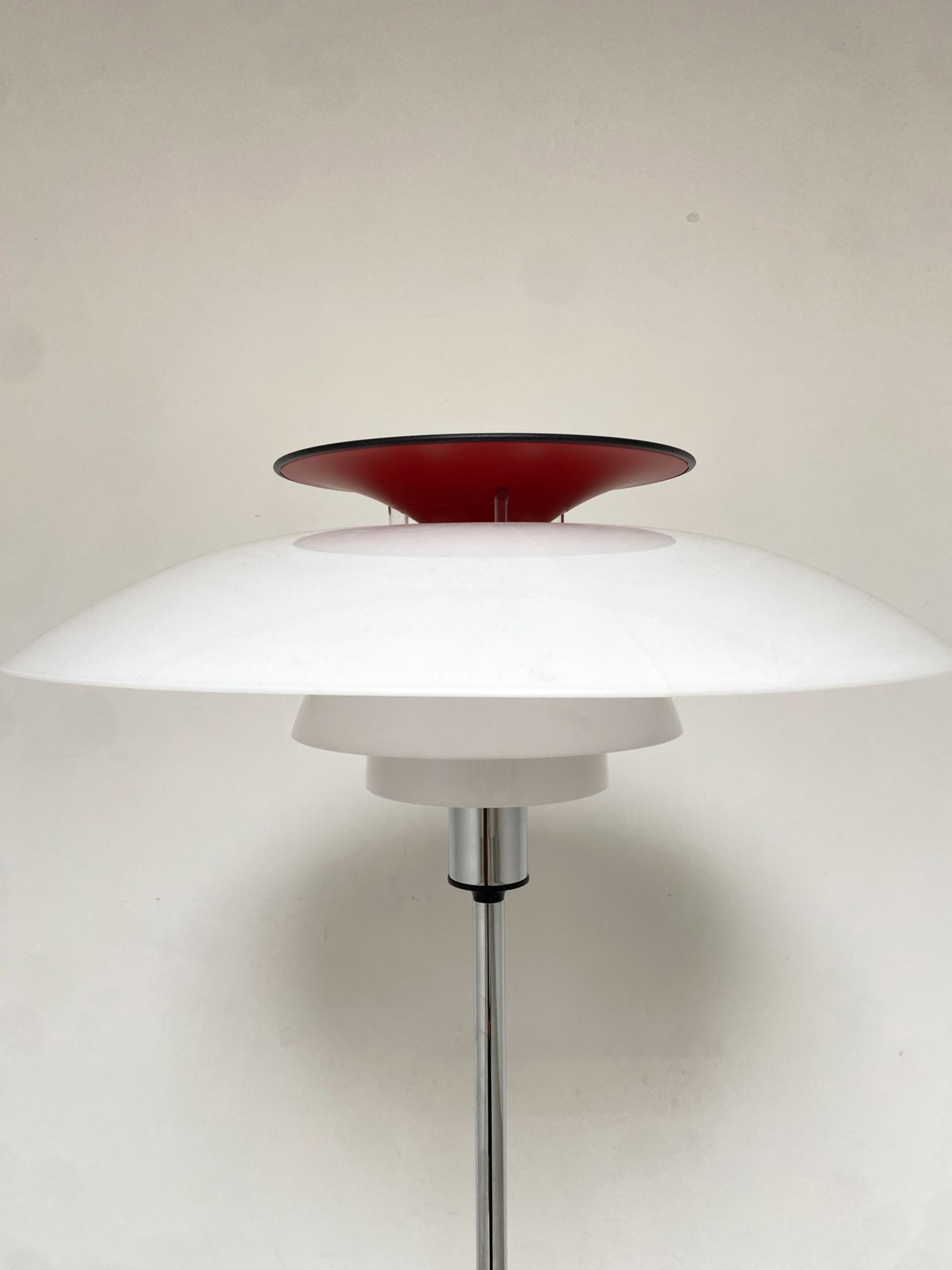 Louis Poulsen Ph 80 Vloerlamp Wit Rood image 7