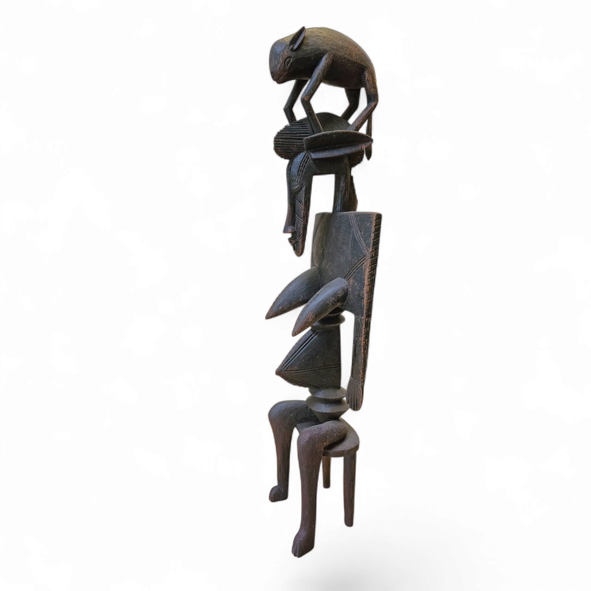 Wooden / Dogon / African Figure Sculpture / 1960s image 13