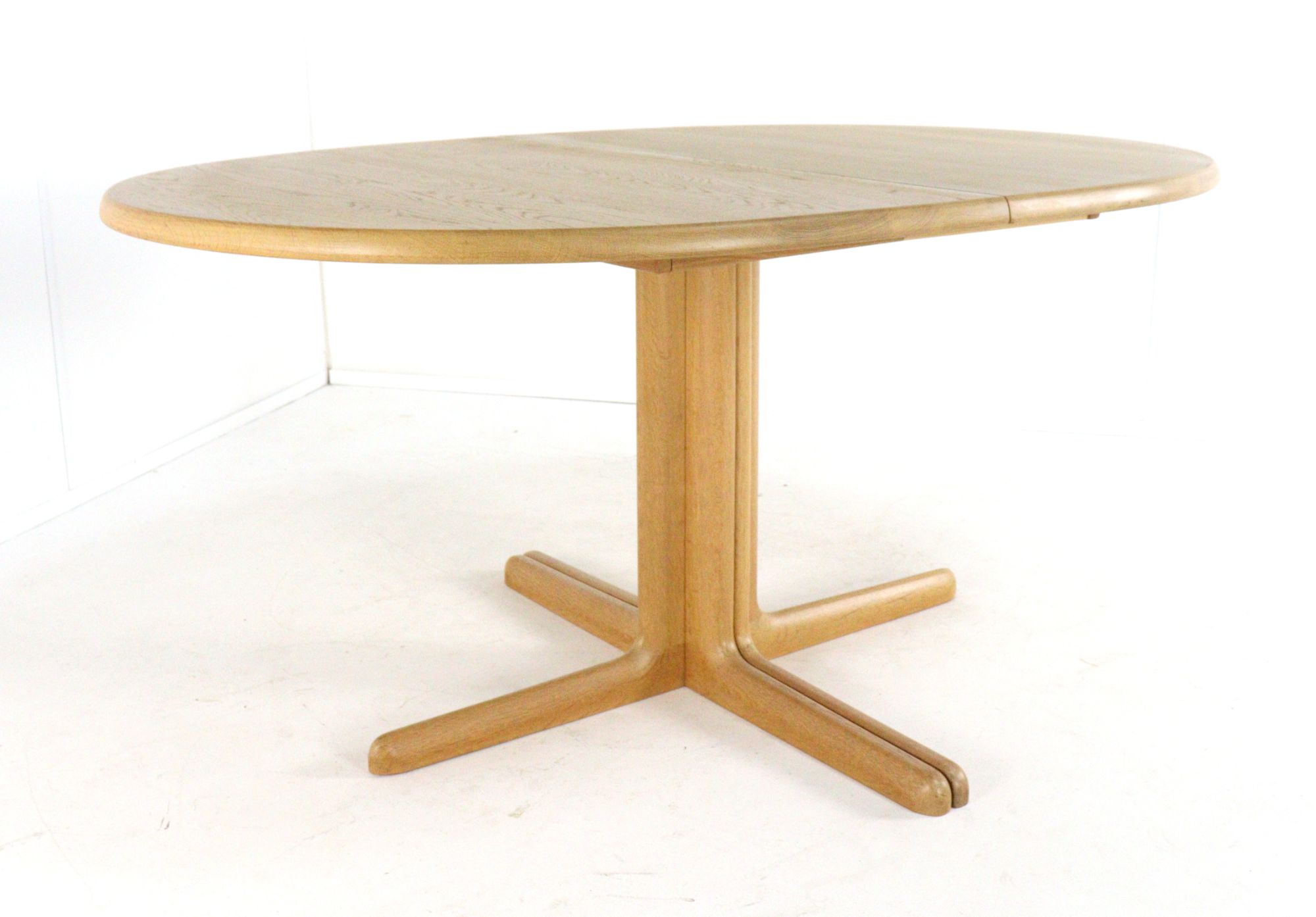 Juul Kristensen Voor Jk Mobler Eiken Ovalen Verlengbare Eettafel Vintage Deens image 18