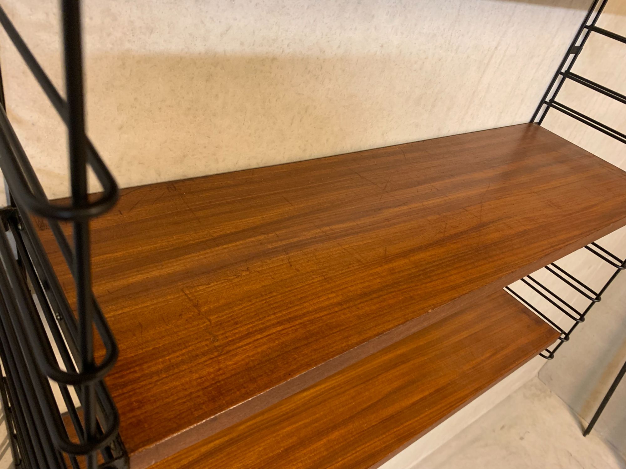 Tomado Wandrek Metaal En Teak Jaren 60. image 11