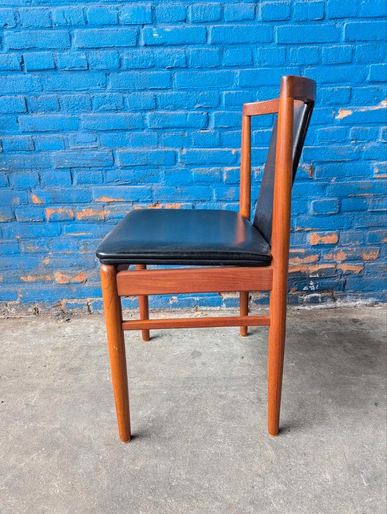 Set 5 (of 6) Deense Teak Stoelen , Findahls Møbelfabrik image 7