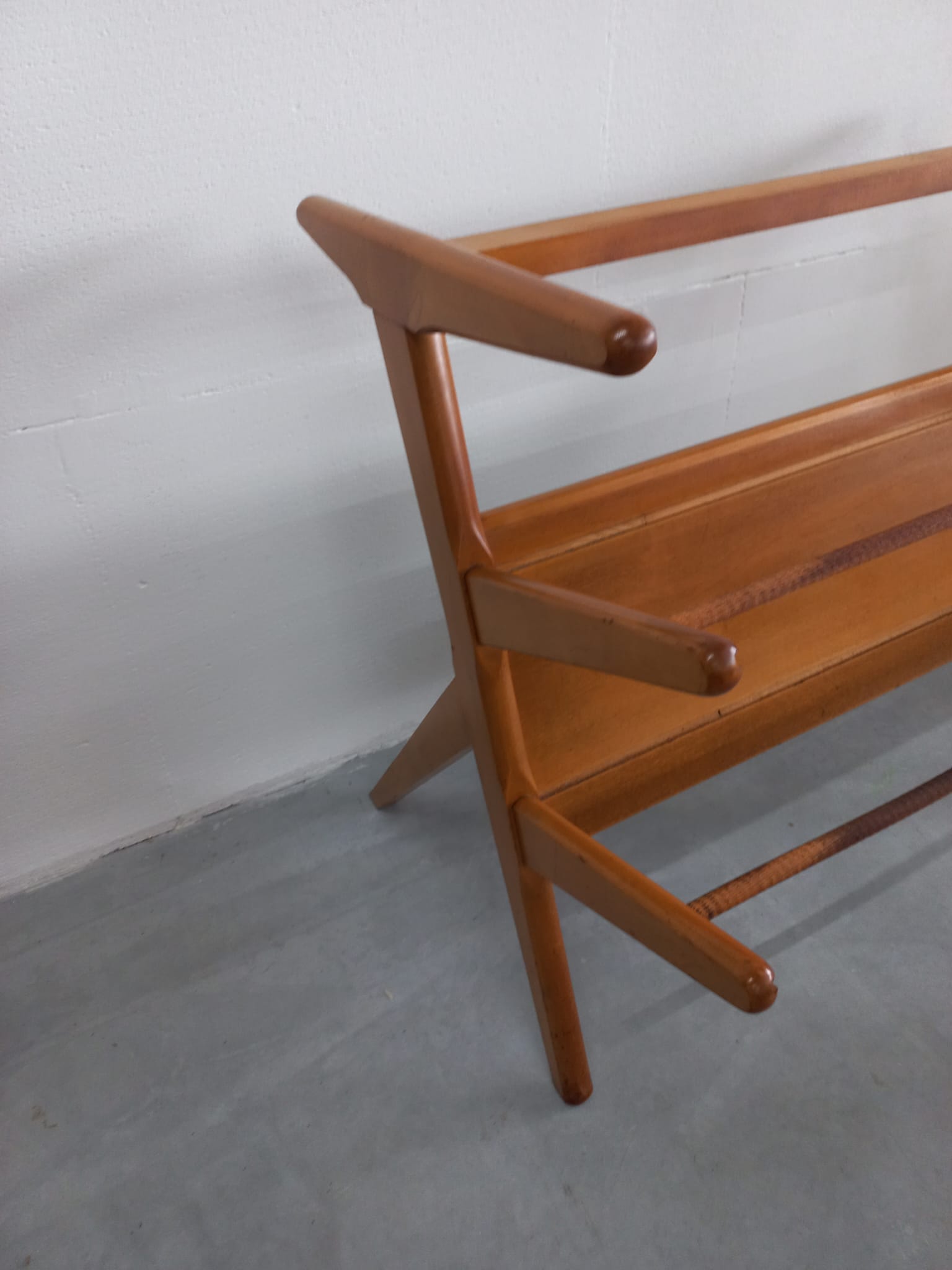 Zeldzaam Wim Den Boon (attrib) Modernistische Side Table Wandmeubel image 15