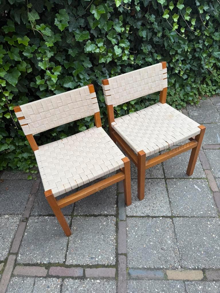 2 Vintage Japandi Design Stoelen Stijl Alvar Aalto image 4