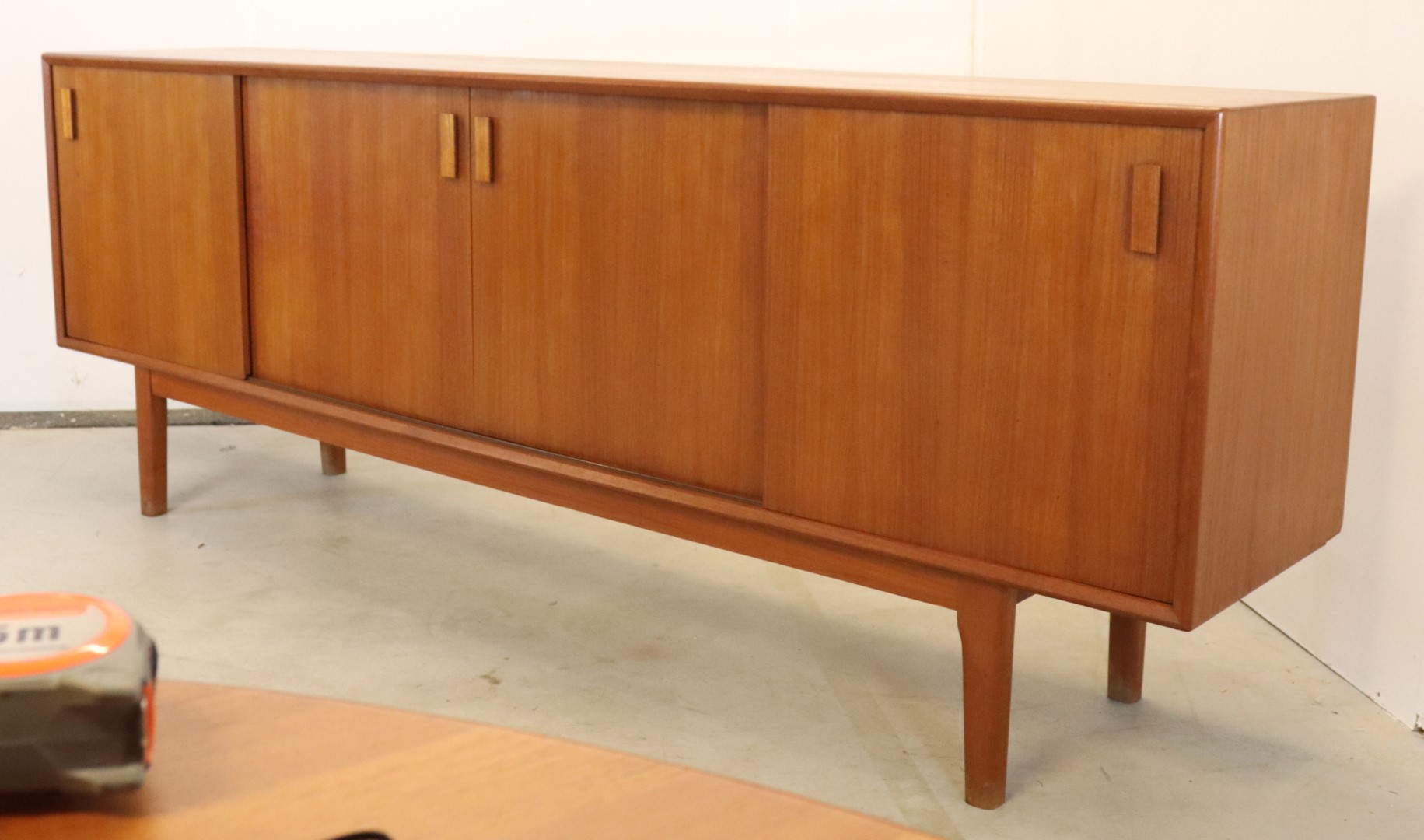 Vintage Deens Design Dressoir Sideboard Kast 'oksendrup' Midcentury image 6