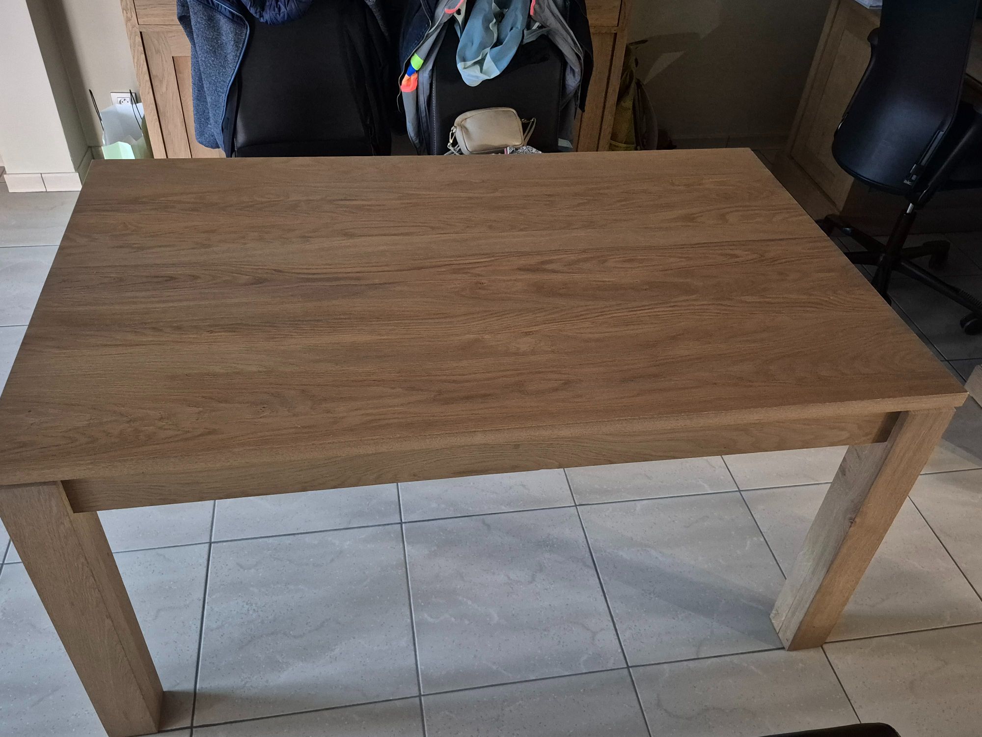 Massieve Eiken Eettafel – Afwerking Grijs Eik image 4